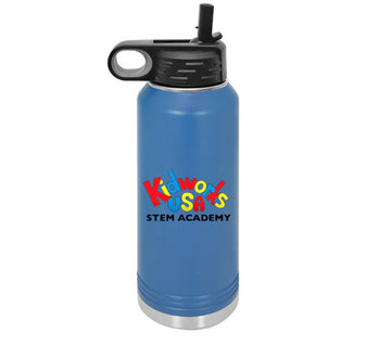 Kidworks 32 Oz Stainless-Steel Sport Bottle